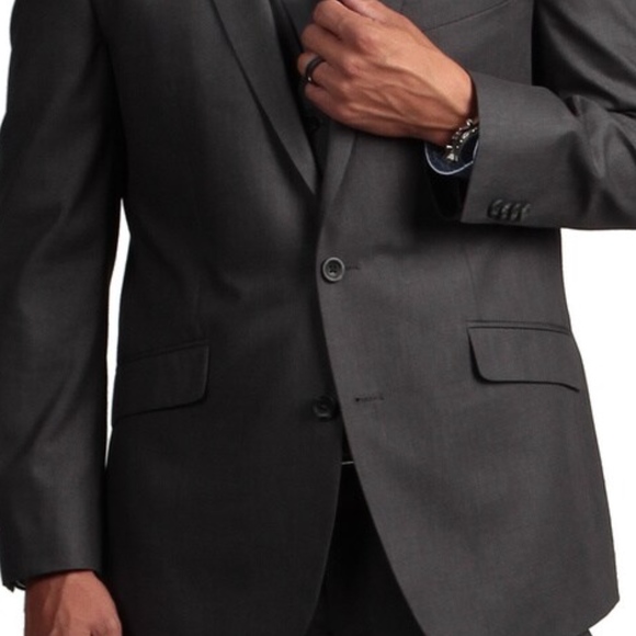 Kenneth Cole Reaction Men’s Gray Blazer 36R NWT Regular Fit Notched Lapel - Picture 7 of 7